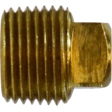 Brass Pipe Ftg*06 SQ Plug